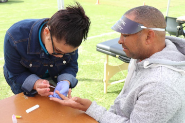 The Department of Health provides free health screening at the Overberg BTG