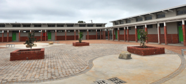 The intermediate phase courtyard.