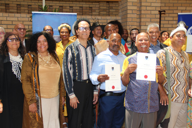 The Khoekhoegowab Foundations language course graduation took place at the University of Cape Town on Friday