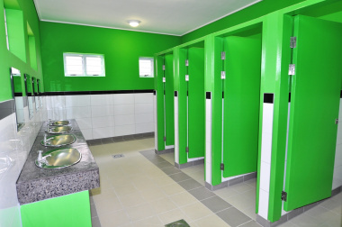 The male toilet facility for intermediate phase learners.