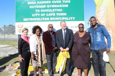 The official opening of the facilities handed over to the community of Gugulethu