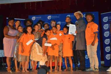 The overall winners of the Overberg District Drama Festival Finale, Net Vir Pret