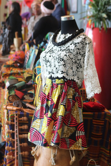 Traditional African fashion on display