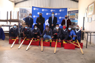 Uniondale learners receive Construction Toolkits as part of Youth Empowerment Programme 
