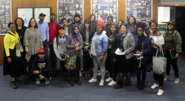 UWC Library and Information Science students interact with DCAS Library Team in Cape Town