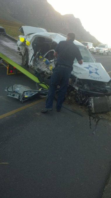 Vehicle where Traffic Officer was killed
