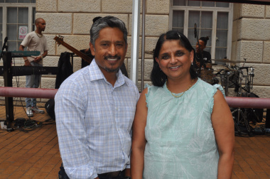Dr Shaheem De Vries and Dr Bhavna Patel, the former CEO of Groote Schuur Hospital.