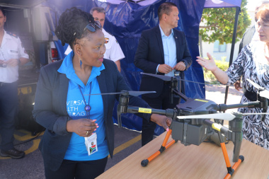 Inspection of the EMS drone allocated to the Overberg District.