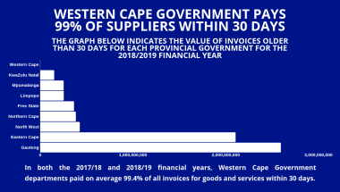 Western Cape Government Supplier Payment Record
