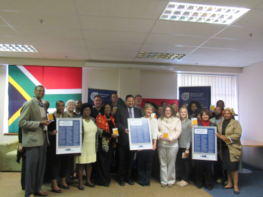 Western Cape Provincial Language Forum and framed Language Code of Conduct