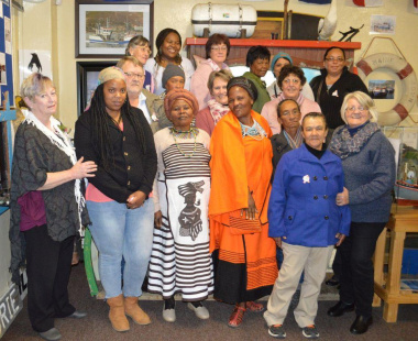 Women at tea party share their experiences at the SA Fisheries Museum