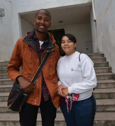 Yolisa Sambu and Daneline du Preez are looking forward to getting their learner's licences.