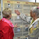 A friend of Dulcie September talks to Minister Marais about the exhibition
