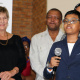 Amr Salie gave an inspirational talk about books and how they changes his life while Minister Anroux Marais looked on