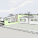 An artist’s impression of a community day centre.