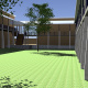 Artist’s impression of the courtyard.