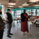 Minister Anroux Marais visited the reopened Bellville Library on Tuesday.