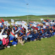 Children getting ready for Olympic Education