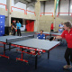 Concentration in a table tennis match between DCAS and George Municipality