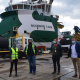 Minister Maynier welcomes the Deepsea Stavanger to Cape Town