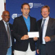 Director of DCAS Sport Promotion, Thabo Tutu, Karl Schneeberger from Overberg Gymnastics and Minister of Cultural Affairs and Sport, Theuns Botha