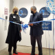 Dr Chevon Clarke, CEO of National Renal Care and Dr Saadiq Kariem, cutting the ribbon to officially open the new Renal Dialysis Unit at Vredenburg Hospital.