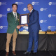 DCAS Dr Lyndon Bouah with 2017 Western Cape Sport Awards nominee Nick Janse van Rensburg
