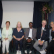 Dr Marc Merven (ENT consultant), Lida Müller, Rinelma Rugan (1st cochlear implant patient), Athule Mgodeli (1 000th recipient), Prof Derrick Wagenfeld (ENT consultant), Jennifer Perold