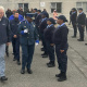 Premier Alan Winde, (left front) and Western Cape Minister of Police Oversight and Community Safety, Reagen Allen (right back)