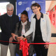 The Former Western Cape Head of Health, Professor Craig Househam, officially opens the Du Noon Community Health Centre with the Western Cape Minister of Health, Dr Nomafrench Mbombo and the Western Cape Head of Health, Dr Beth Engelbrecht.