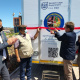 Executive Mayor Roelof Strydom of the West Coast District Municipality cuts the ribbon