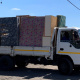 A truck moving a beneficiary’s furniture from the Kanana Informal Settlement to Khayelitsha