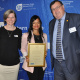 Ms Gooch and Minister Grant with Kimmonne Bothman - ND civil engineering student at CPUT.