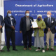 Household Category Winner Nobekile Duba receives her prize from Minister Meyer