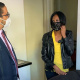 L- R: Western Cape Minister of Human Settlements, Tertuis Simmers and Mrs Natalie Roberts (36)