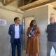 Premier and Minister Simmers, at the Vredebes housing project