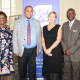 Jane Moleleki and Guy Redman with Minister Marais and UNESCO Secretary-General of SA Commission Carlton Lufuno Mukwevho at the IYIL launch in Cape Town