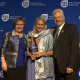 Premier Helen Zille with overall competition winner Jeanne Groenewald and Minister of Economic Opportunities Alan Winde.