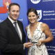 JP Naude with Ilse Hayes, winner of the Sportswoman with a Disability award