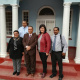 Minister Meyer, Zakariya Hoosain and Harry Malila with representatives of Kannaland Municipality