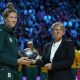 Karla Pretorius receives Player of the 2019 Vitality Netball World Cup in Liverpool