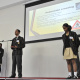Learners from Spes Bona High School present their problem statement.