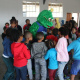 Library mascot Bhuki entertains the children
