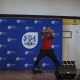 Lulama Damba started the day's events with a dance performance