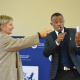 MC Mawonga Gayiya asked Minister Anroux Marais to assist him with one of his magic tricks on stage