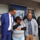 First-time homebuyers at the Mill Park Development in Bredasdorp received their house keys from Provincial Minister of Infrastructure, Tertuis Simmers, and Cape Agulhas Executive Mayor, Paul Swart 