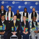 Minister Anroux Marais and some of the WC Olympians for Rio 2016