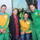 Minister Anroux Marais with some of the Paralympians who will be competing in Rio 2016