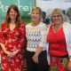 Minister Anroux Marais with Yvette Hardie (left) and Jacqueline Boulle (right) at the ASGC showcase and graduation
