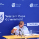 Minister Fritz briefing the media on the SAPS amendment bill